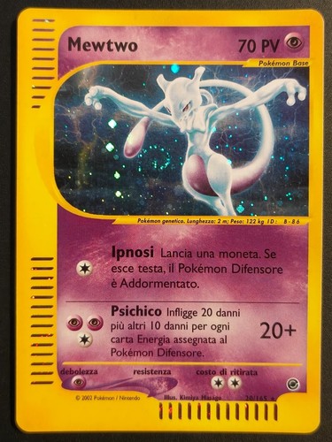 Carta pokémon mewtwo 165 - carta, 20/165
