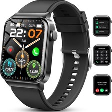 Smartwatch con Effettua/Risposta Chiamate, 1.85" Orologio Fitness Smart Watch