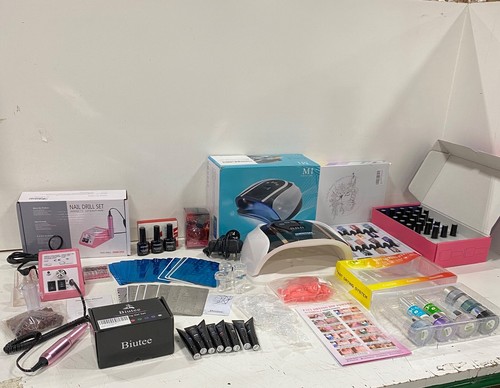 Gel nail kit - kit, w/led