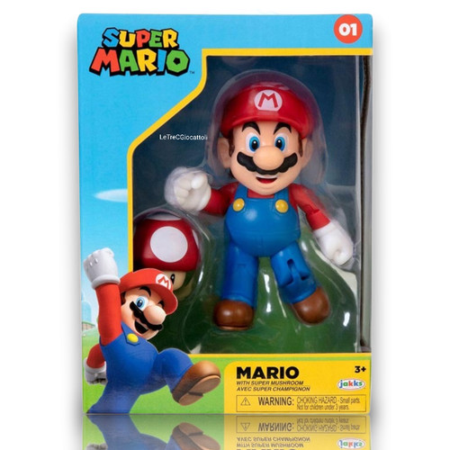 Super mario action figure - super, 10