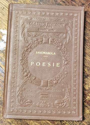 Savonarola poesie con note - poesie,
