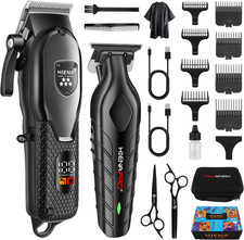 Set Tagliacapelli Uomo Professionale, Macchinetta per Tagliare I Capelli Con Cor