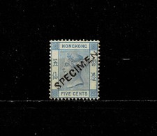 12160- Hong Kong, Colonie Britanniche, Scott 40 SPECIMEN */MH leggermente incernierato S