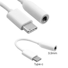 CONNETTORE JACK 3.5 FEMMINA USB TYPE C CAVO MUSICA CUFFIE SMARTPHONE TYPE-C