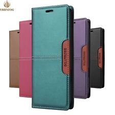 Flip Cover Custodia portafoglio libro in pelle protezione  x Apple Iphone
