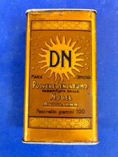 Scatola di latta POLVERE CACCIA DN 100gr rara variante alluminio oro