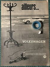Rara Pubblicità VOLKSWAGEN KARMANN GHIA Cabrio del 1961