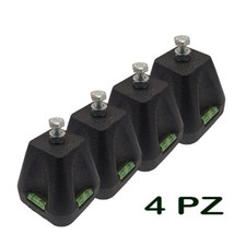 4 PIEDINI SUPPORTO IN GOMMA