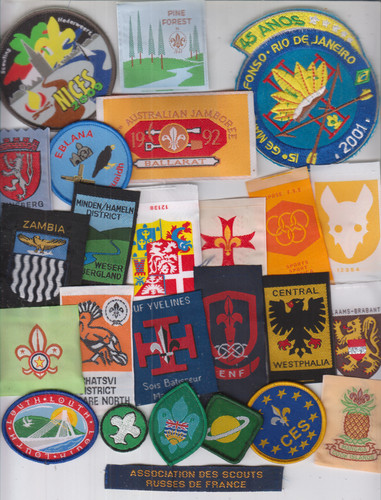 Boy scout overseas badges 25 - scout,
