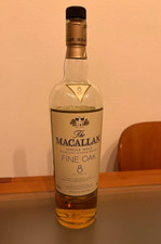 Bottiglia vuota Macallan Whisky Fine Oak 8 Years Old Single Malt