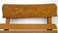 SEDIA IN LEGNO ANTICA VINTAGE