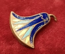 Vecchia spilla smaltata - smaltata, a