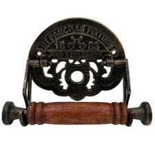 porta rotolo wc in ghisa bronzo design antico bagno wc lavandino