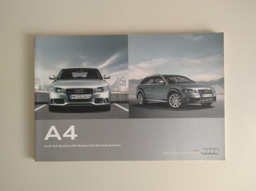 Depliant brochure audi a4 - depliant,
