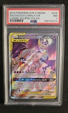 SOLGALEO E LUNALA GX 216/236 PSA 7 -Sole E Luna Eclissi Cosmica