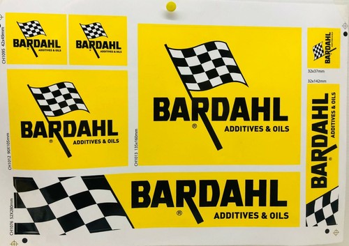 Kit foglio adesivi bardahl per - bardahl,