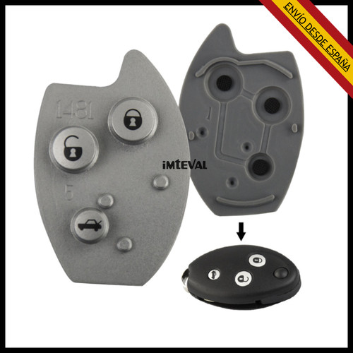 Goma botones mando carcasa - botones,