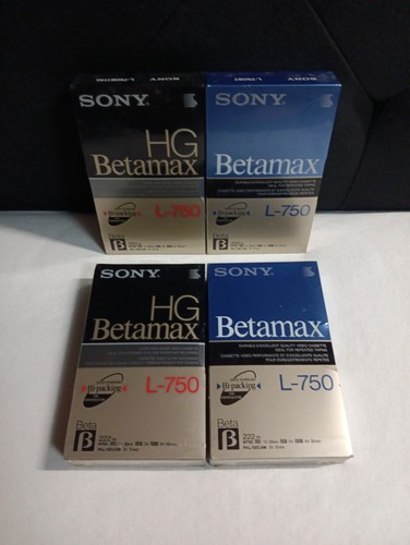 Lotto nastri sony hg - 4x,