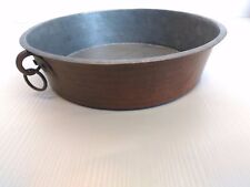 Teglia Farinata Antica in Rame 28,5x7 cm