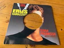 7" ITALY Eros Ramazzotti – Terra Promessa / Bella Storia -  SOLO COPERTINA