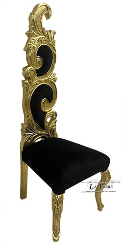 Poltrona trono barocco sedia