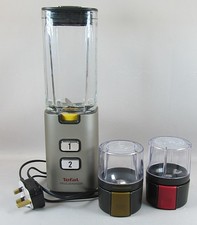 Tefal Fruit Sensation Frullatore BL142A • Caraffa in Vetro 0,9L • 300W • 2 Tazze Macinatutto