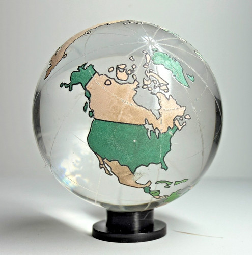 Mappamondo terra cristallo - mappamondo,