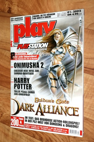 Rivista playstation baldur - rivista, baldur's