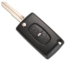 guscio chiave telecomando 2 tasti per citroen c4 aircross peugeot 4007 4008