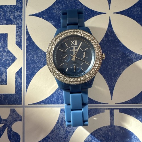 Orologio donna fossil blu - blu, e