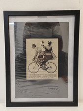 Pubblicità su Giornale Fausto Coppi e Carpano, Disegno A. Testa