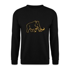 Maglione unisex Silhouette linea mammut art