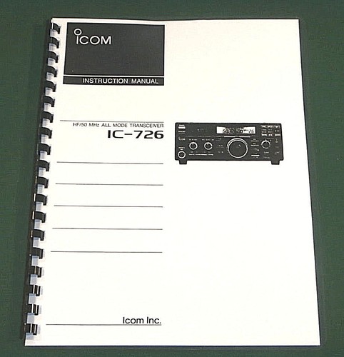 Icom 726 manuale - ic-726, di