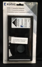 Konig VHS-C Adattatore Videocassetta TV Satellitare Film Film Film NUOVO
