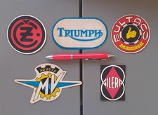 adesivi moto vintage anni 70