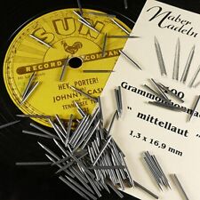 100 aghi per grammofono gommalacca media 78 giri Gramophone Needles tono medio