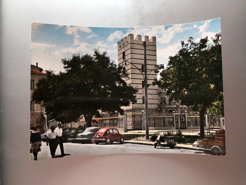 Cartolina rocca mezzo villa - di,