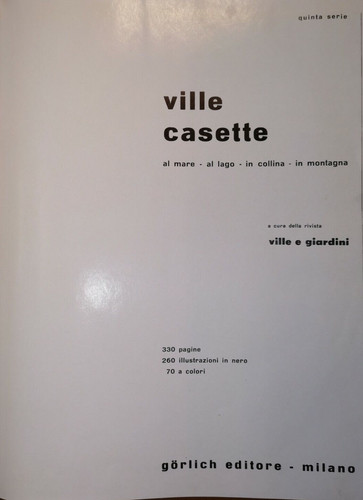 Ville casette mare lago - mare, in