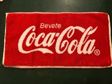 BEVETE COCA COLA-TOVAGLIETTA SPUGNA BAR PUB BIRRERIA COLLEZIONE RARA VINTAGE