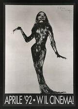 APRILE 92 W IL CINEMA FIRMATO DEDICA poster manifesto Enrico Colombotto Rosso D2