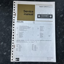 Philips Car Radio Model