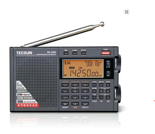 Tecsun 330 sw lw - pl-330, fm/mw/sw/lw