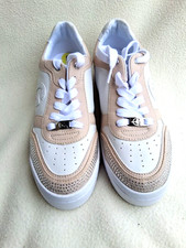 GBG Los Angeles sneaker donna taglia 9M bianco e beige
