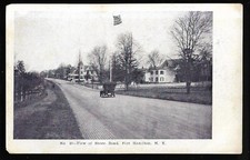 pk99246:Postcard-Vintage B&W View of Shore Road,Fort Hamilton,New York