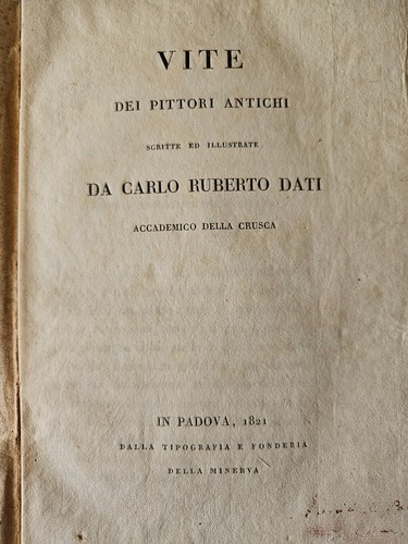 Vite dei pittori - , antichi