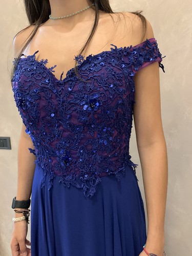 Vestito elegante bluette - vestito,