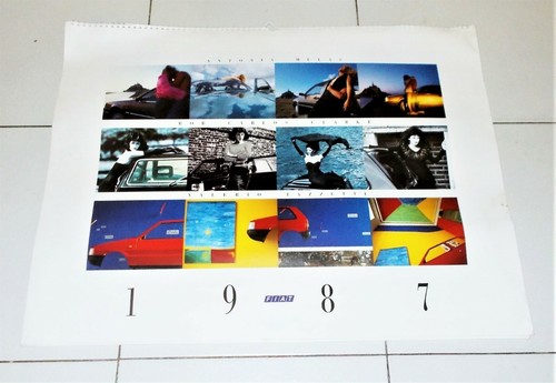 Calendario fiat 1987 antonia - calendario,