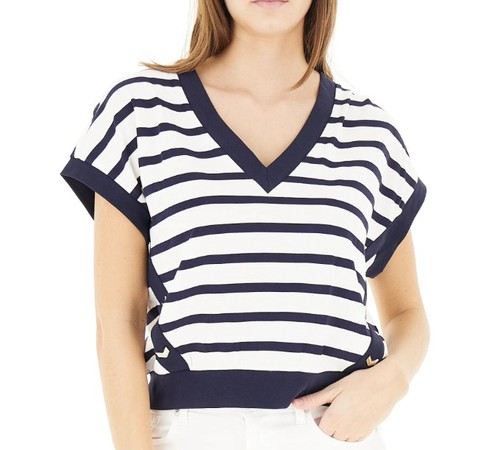 Shirt donna liu a righe - t-shirt,