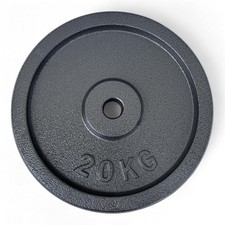 Disco Ghisa Nero 20 Kg Foro