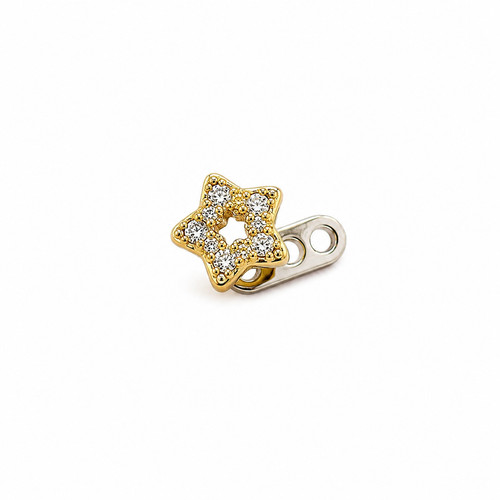 Piercing dermal stella oro - dermal,